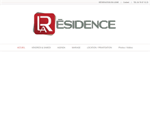 Tablet Screenshot of laresidence38.com
